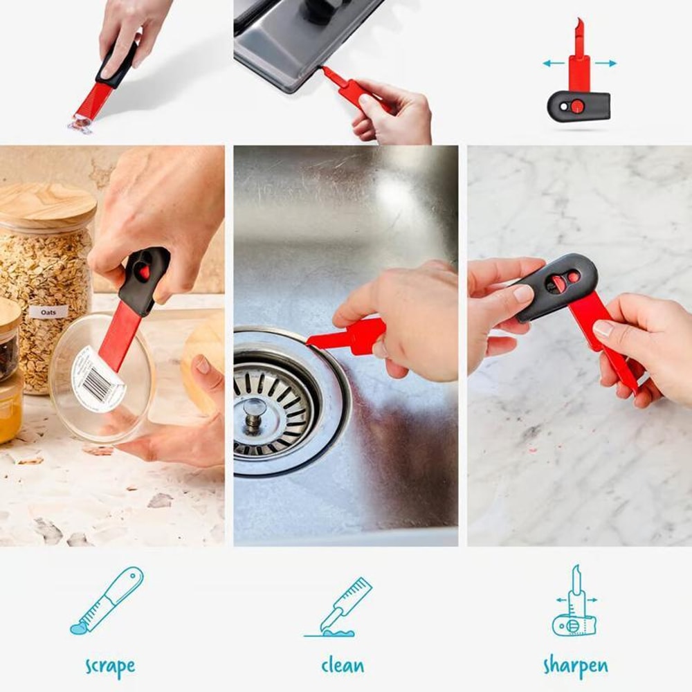 Cleaning Scraper Tool Sticker Remover Household Cleaning Scrubber for Adhesive Removal