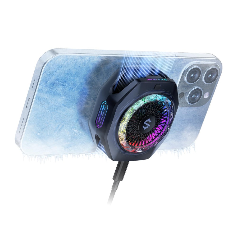 Black Shark Mag Cooler Magnetic Phone Cooling Fan Semiconductor Gaming Radiator 6