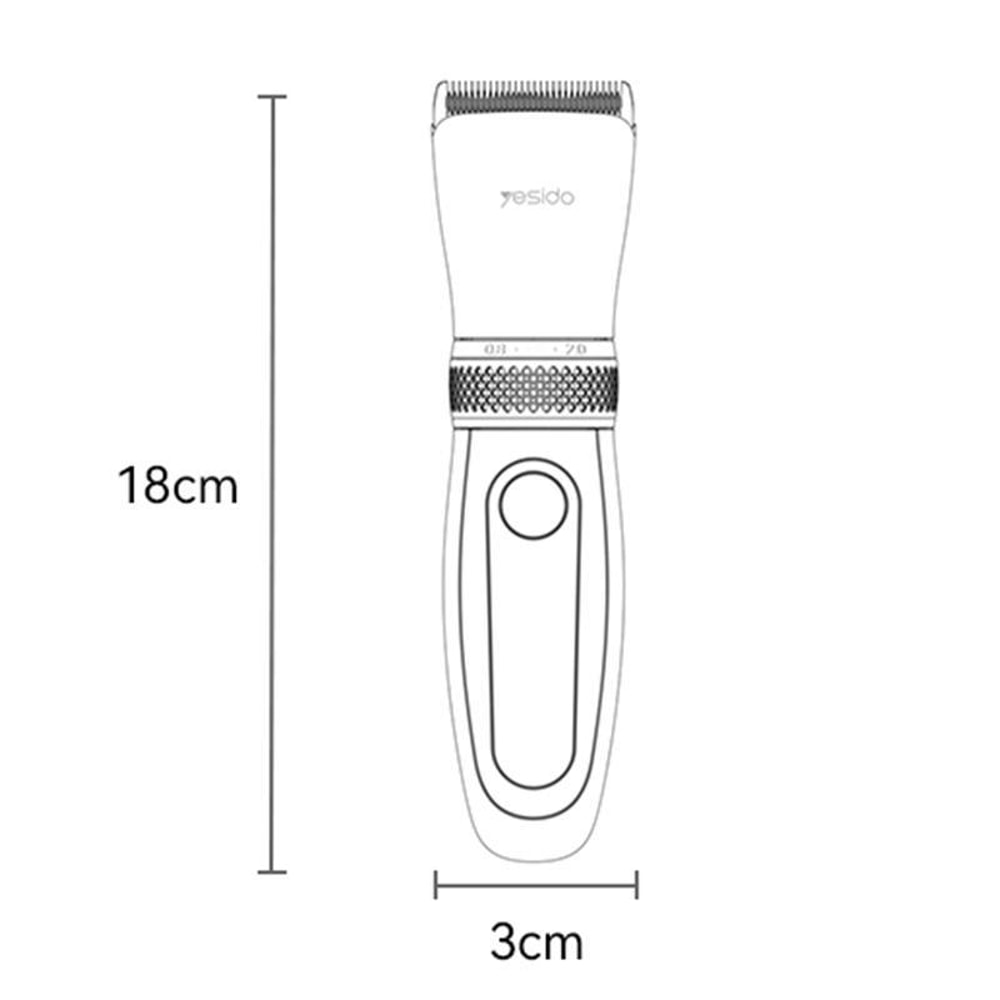 Cordless Hair Clipper and Trimmer Waterproof Grooming Kit for Men