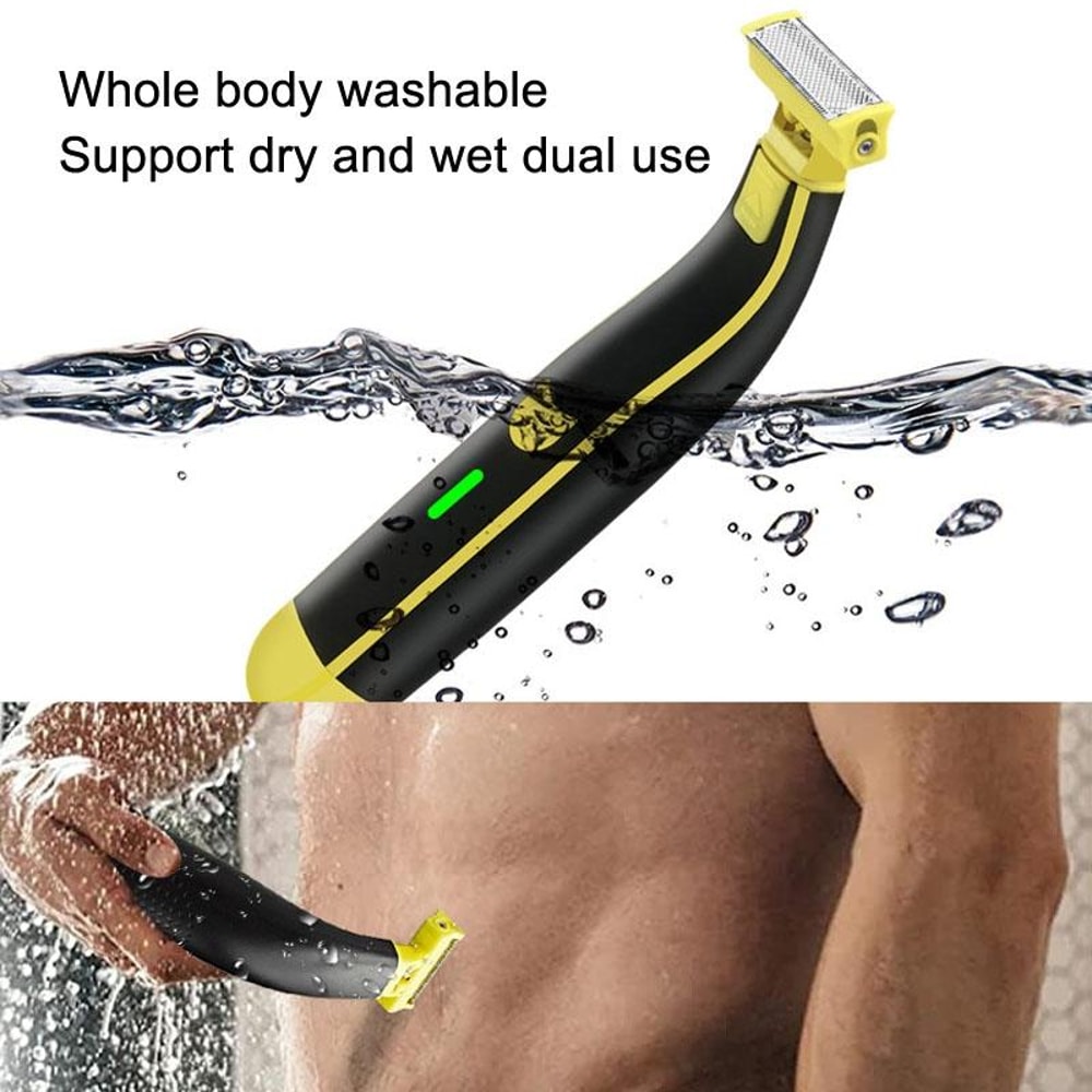 Portable USB Rechargeable Electric Razor for Men Travel Shaver Grooming Kit