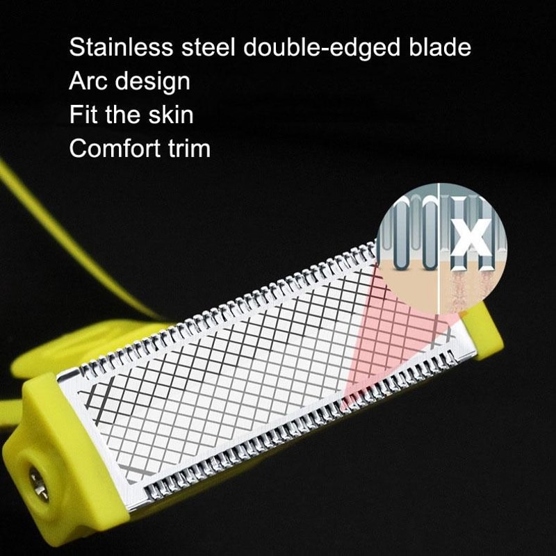 Portable USB Rechargeable Electric Razor for Men Travel Shaver Grooming Kit