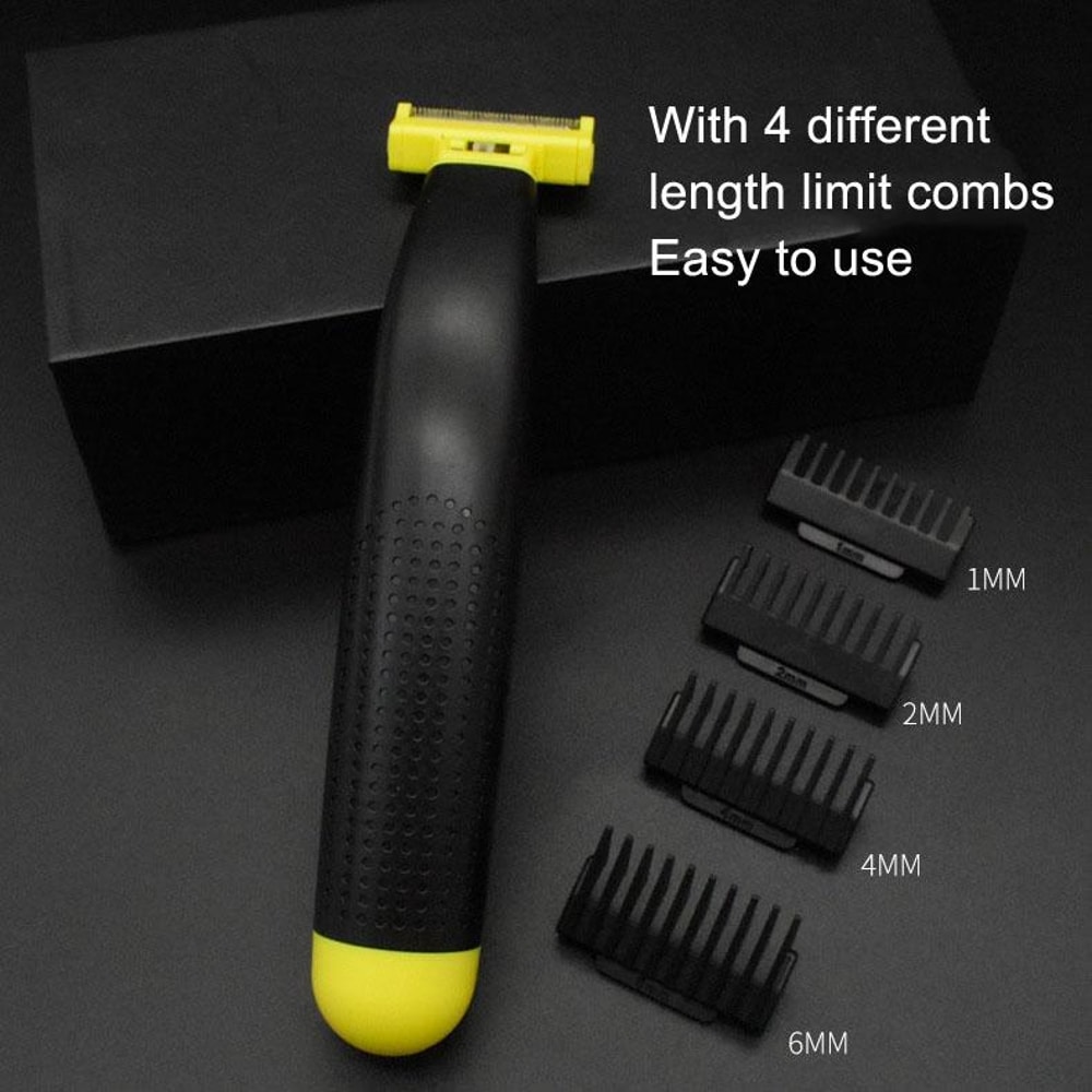 Portable USB Rechargeable Electric Razor for Men Travel Shaver Grooming Kit