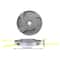Universal Aluminum Grass Trimmer Head Replacement with Durable Cables for Lawn Mower and Brush Cutter
