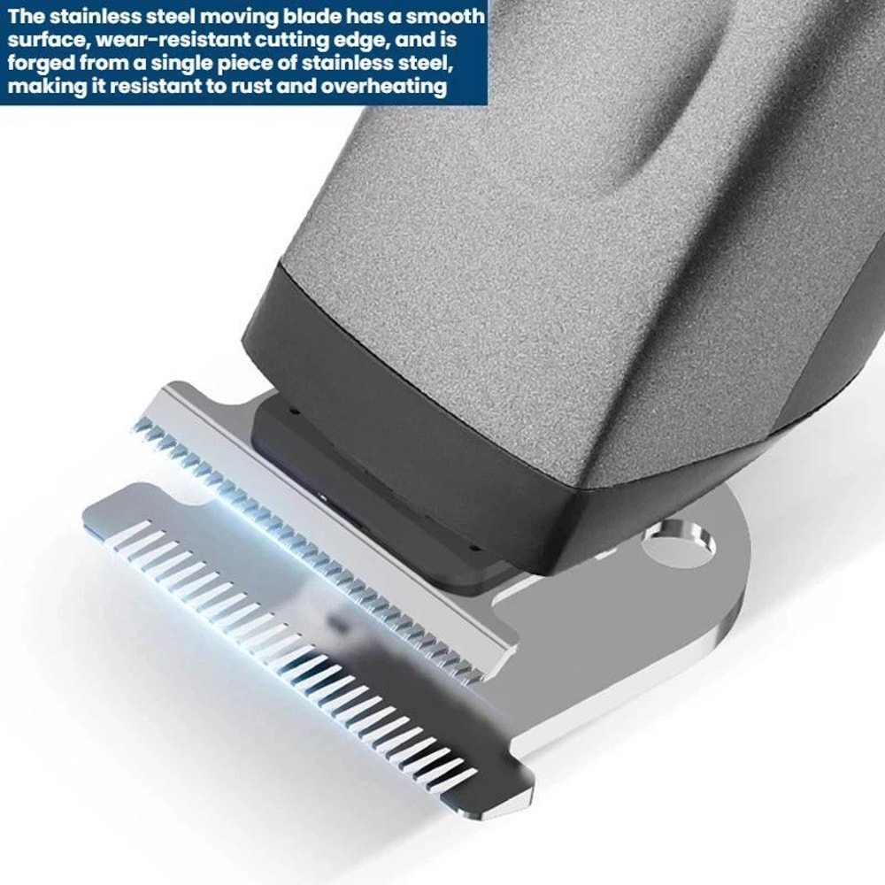 Electric Hair Clipper, Beard & Nose Hair Trimmer Cordless Grooming Kit for Men