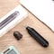 Detachable Washable Electric Nose Hair Trimmer for Men Safe Grooming Black