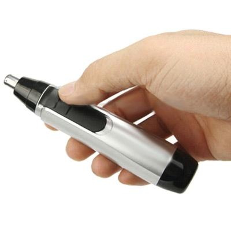 Electric Nose & Ear Hair Trimmer Waterproof Battery Operated Grooming Razor for Men and Women