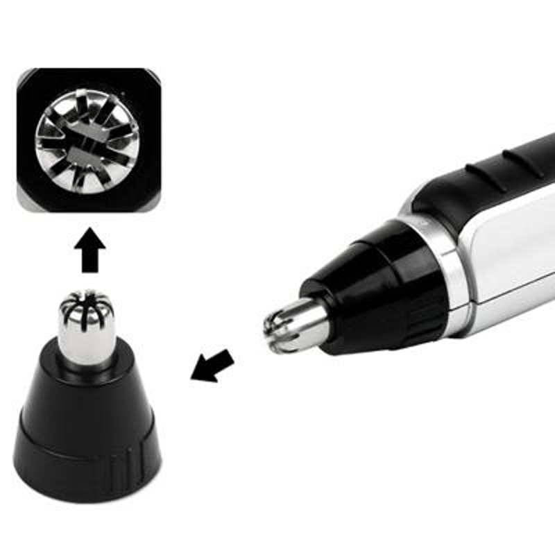 Electric Nose & Ear Hair Trimmer Waterproof Battery Operated Grooming Razor for Men and Women