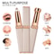 Rechargeable Eyebrow Trimmer and Facial Hair Remover for Women Portable Lipstick Lady Shaver