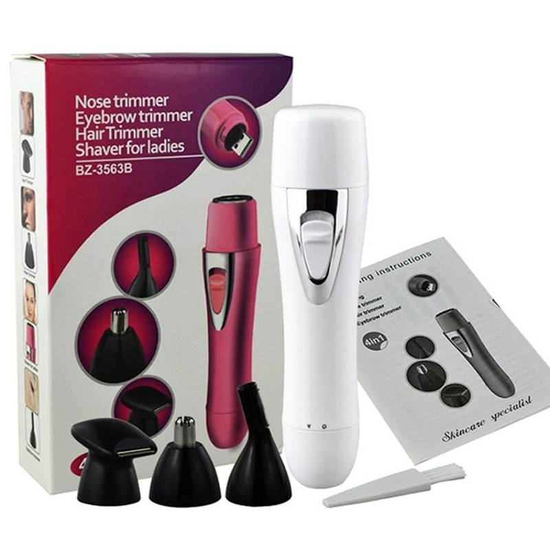 USB Rechargeable Nose Hair Trimmer, Electric Shaver & Eyebrow Groomer