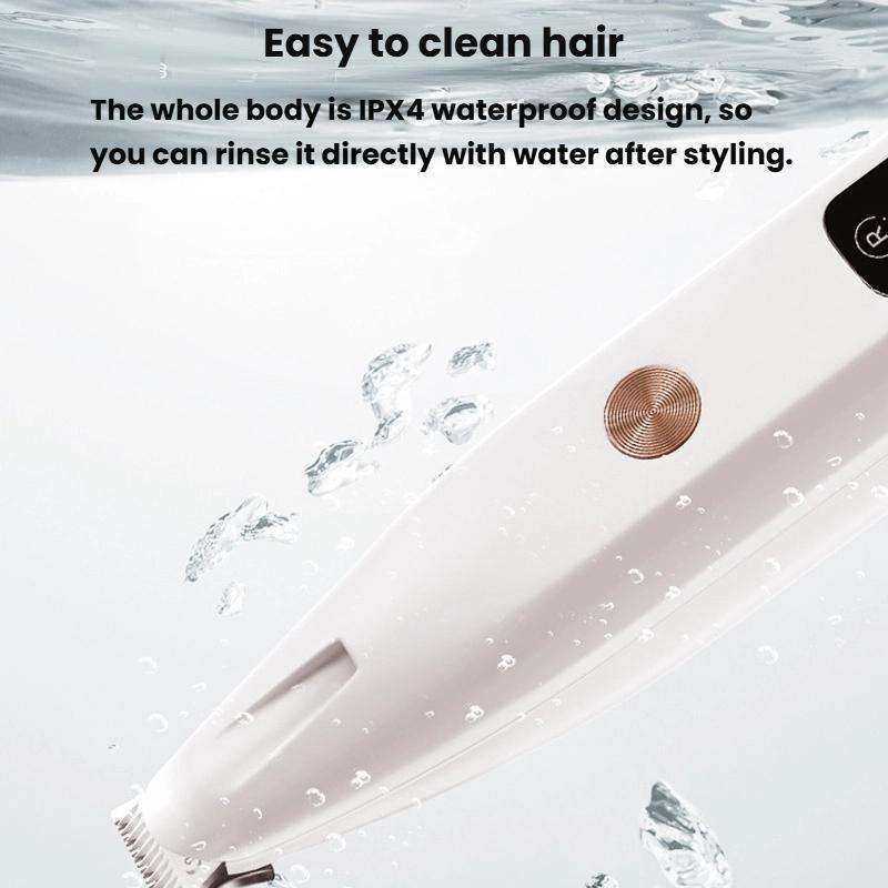 Quiet Pet Paw Trimmer Rechargeable Waterproof Cat and Dog Grooming Clipper