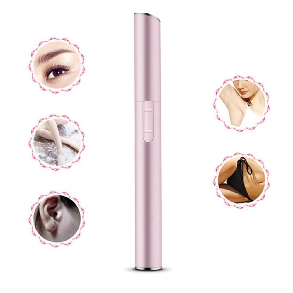 Portable Electric Eyebrow & Face Hair Trimmer Precision Facial Hair Removal Shaver for Women