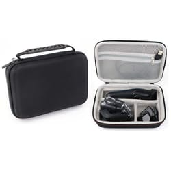 storage case for braun beard trimmer & hair clipper travel organizer