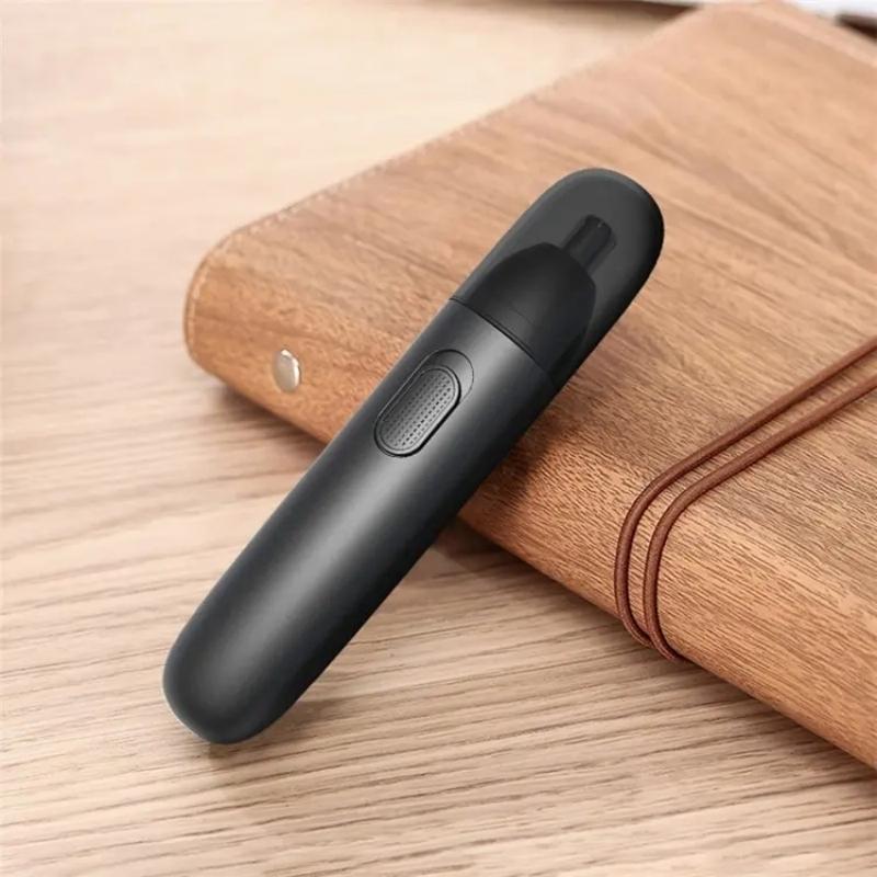 Portable USB Rechargeable Electric Nose Hair Trimmer Safe Rotary Grooming Tool for Men & Women