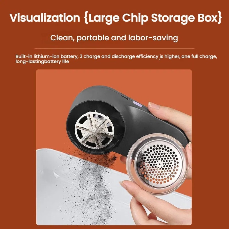 Smart Digital Fabric Shaver Portable Electric Lint Remover for Clothes