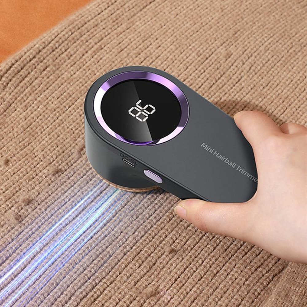Smart Digital Fabric Shaver Portable Electric Lint Remover for Clothes