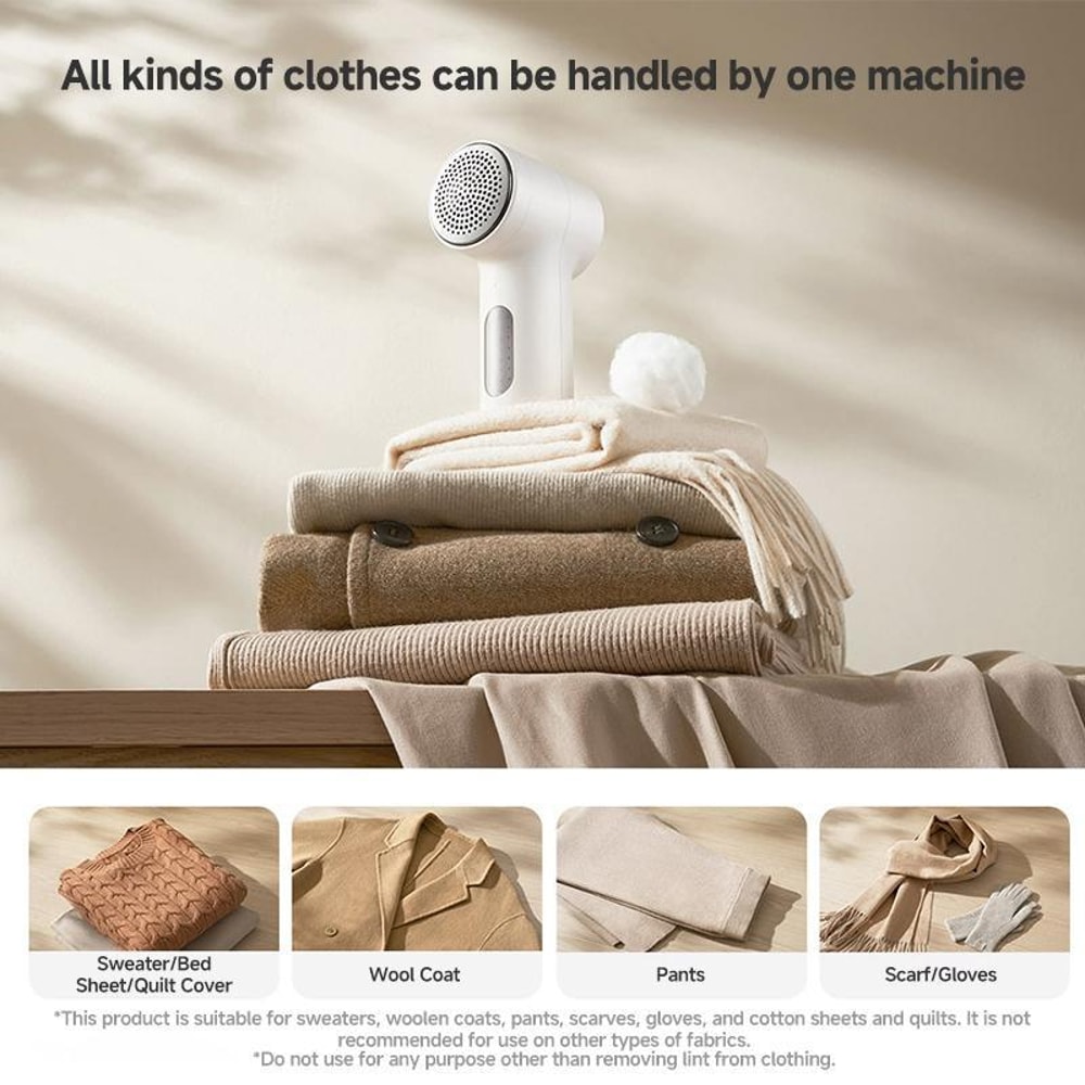 Xiaomi Fabric Shaver Pro, Portable lint remover, Rechargeable fabric shaver for Clothes