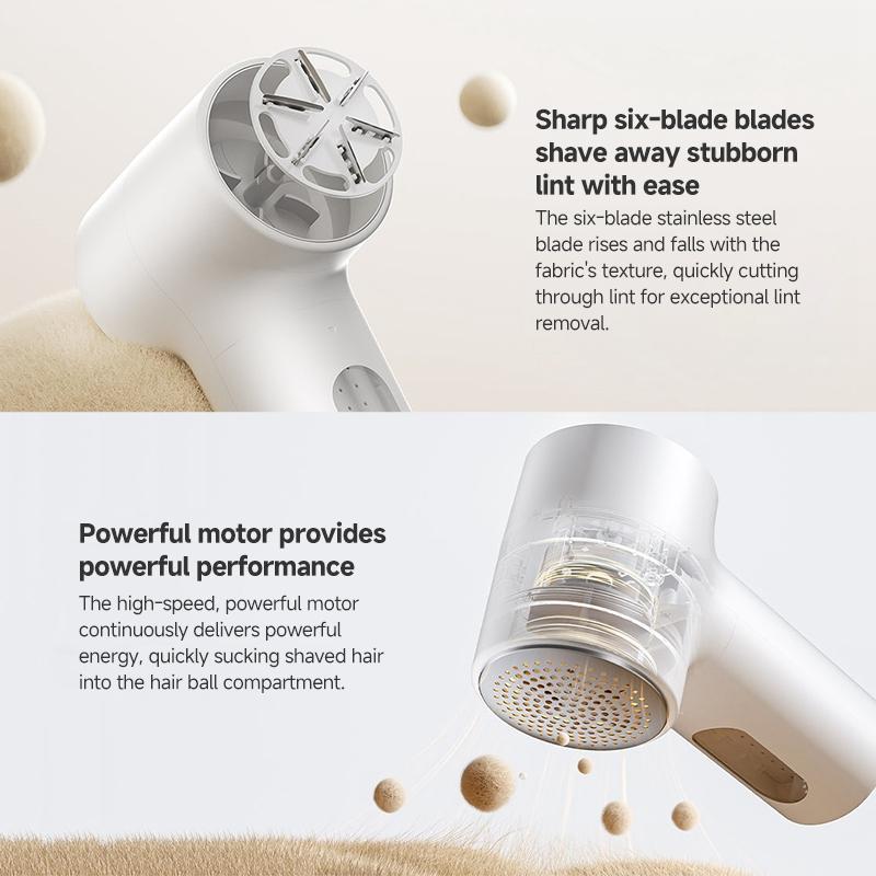 Xiaomi Fabric Shaver Pro, Portable lint remover, Rechargeable fabric shaver for Clothes