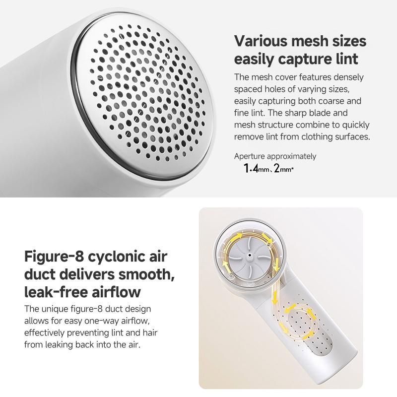 Xiaomi Fabric Shaver Pro, Portable lint remover, Rechargeable fabric shaver for Clothes