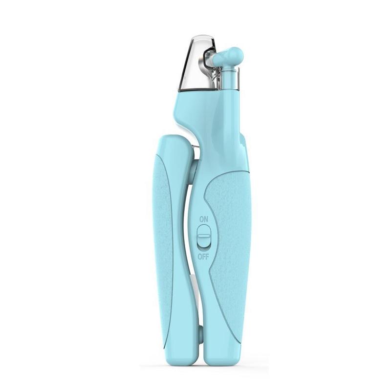LED Dog Nail Clipper with Safety Light Rechargeable Pet Nail Trimmer for Dogs and Cats