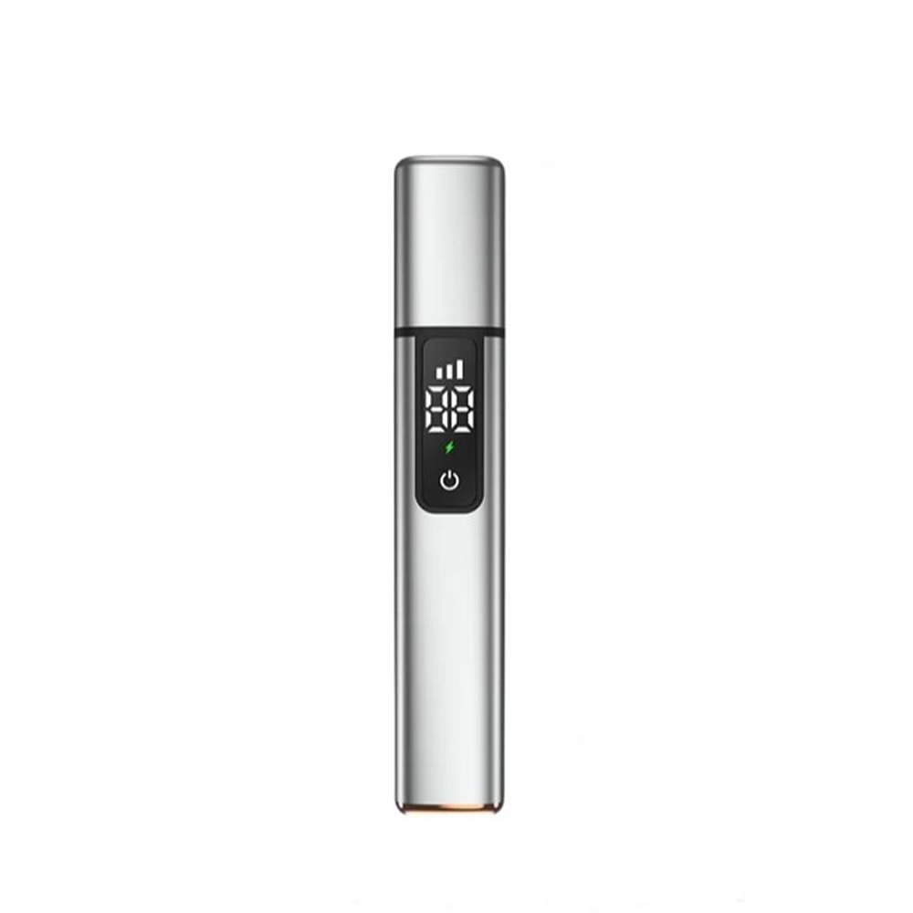 Rechargeable Electric Nose Hair Trimmer with Digital Display, Portable Speed Unisex Grooming Shaver