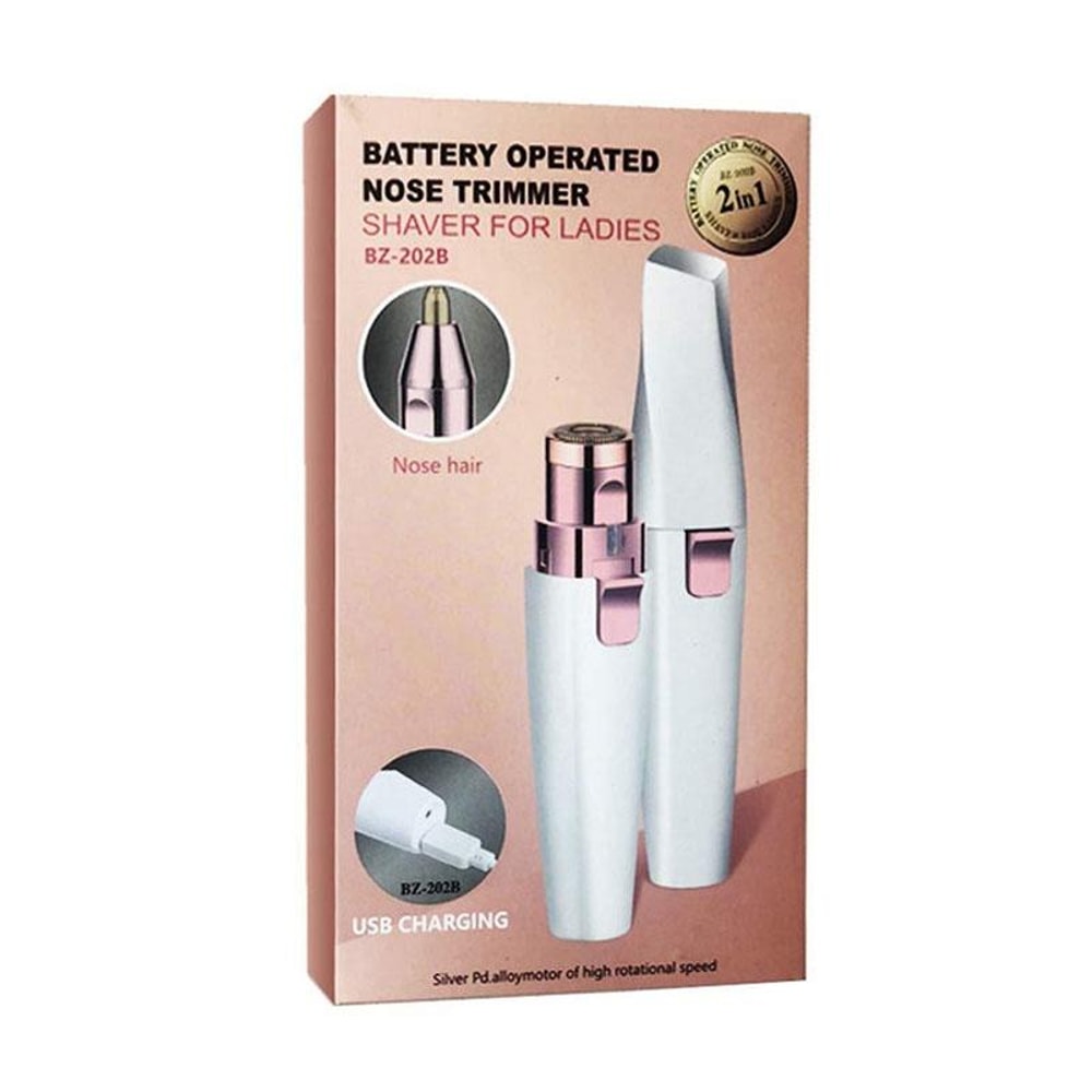Electric Eyebrow Trimmer for Women USB Rechargeable Eyebrow Shaver with LED Light Precision Facial Hair Remover