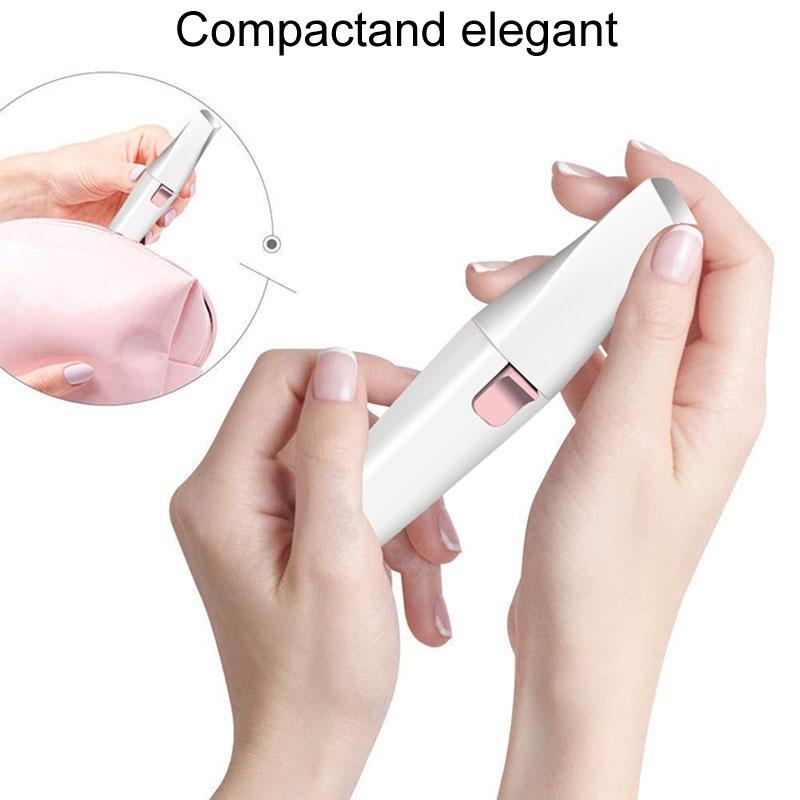 Electric Eyebrow Trimmer for Women USB Rechargeable Eyebrow Shaver with LED Light Precision Facial Hair Remover