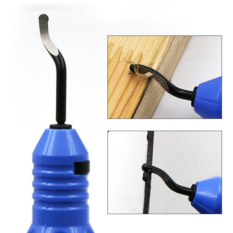 Precision Edge Trimmer Tool for Woodworking Deburring and Chamfering with Replaceable Blade