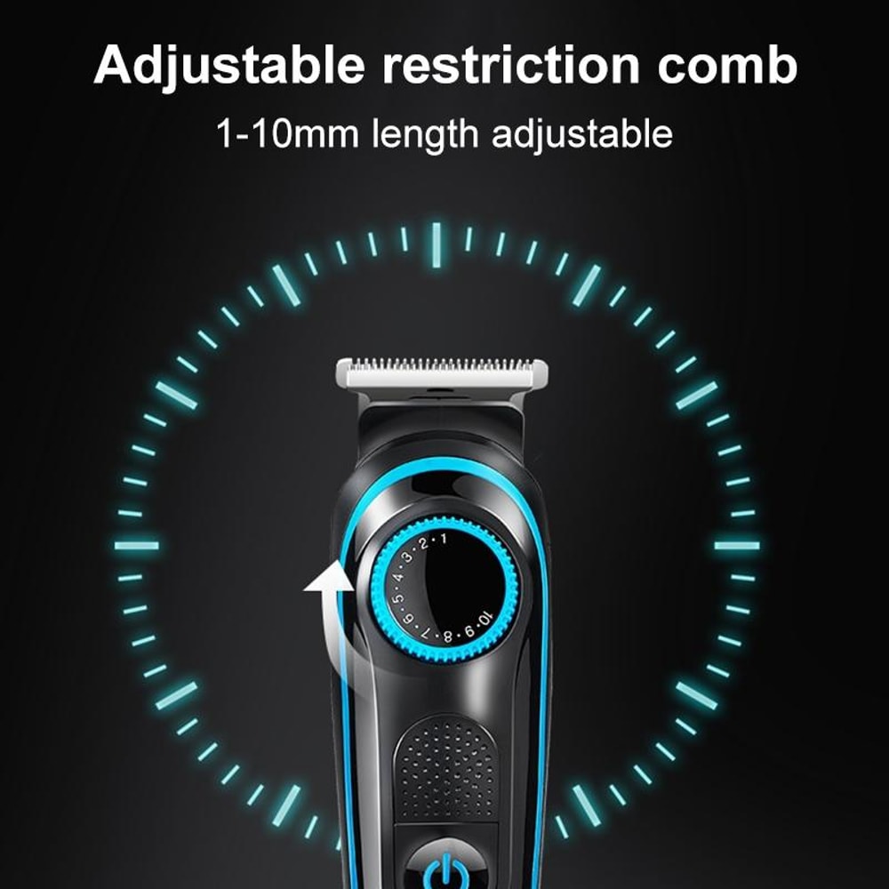 Multifunctional Electric Shaver Beard Hair Trimmer Nose Hair Grooming Kit USB Rechargeable