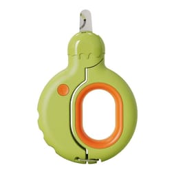 led dog & cat nail clipper with safety light stainless steel pet nail trimmer