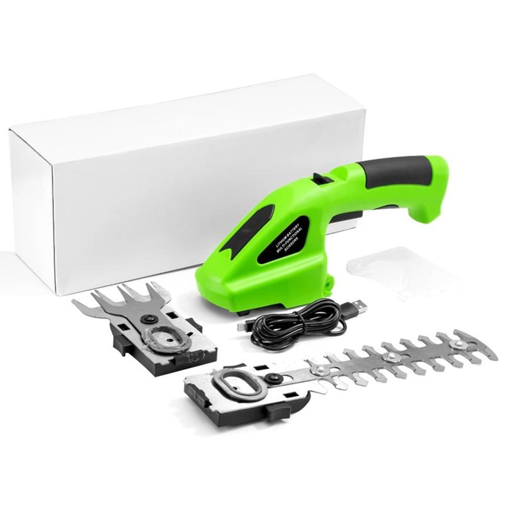 Cordless Electric Fence Trimmer Li-Ion Battery Pruning Tool Motorized Hedge Cutter for Garden Maintenance