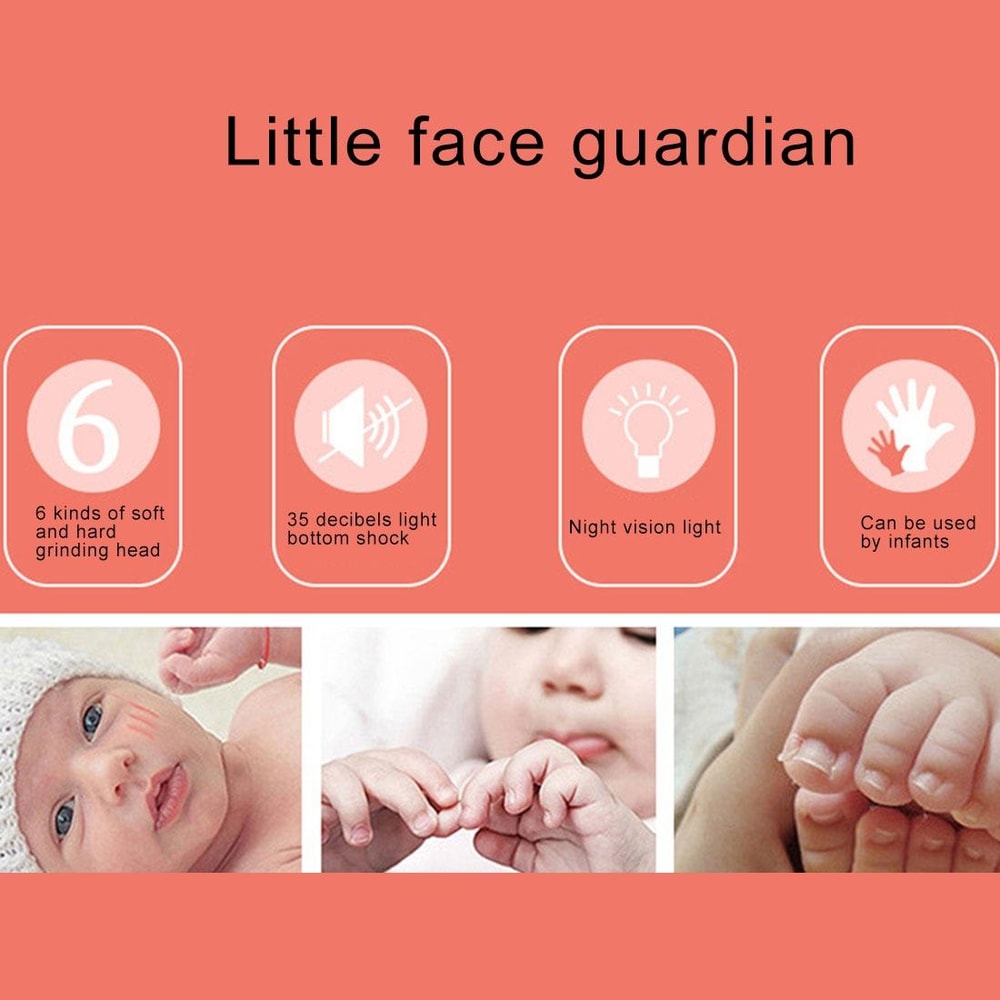 Baby Nail Trimmer Electric Nail Care Kit for Newborns & Toddlers