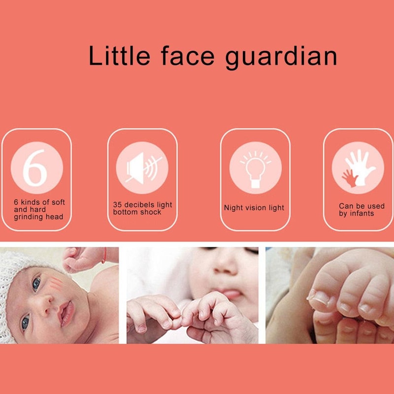 Baby Nail Trimmer Electric Nail Care Kit for Newborns & Toddlers