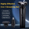 Electric Shaver Nose Hair & Sideburn Trimmer Rechargeable Waterproof Grooming Kit