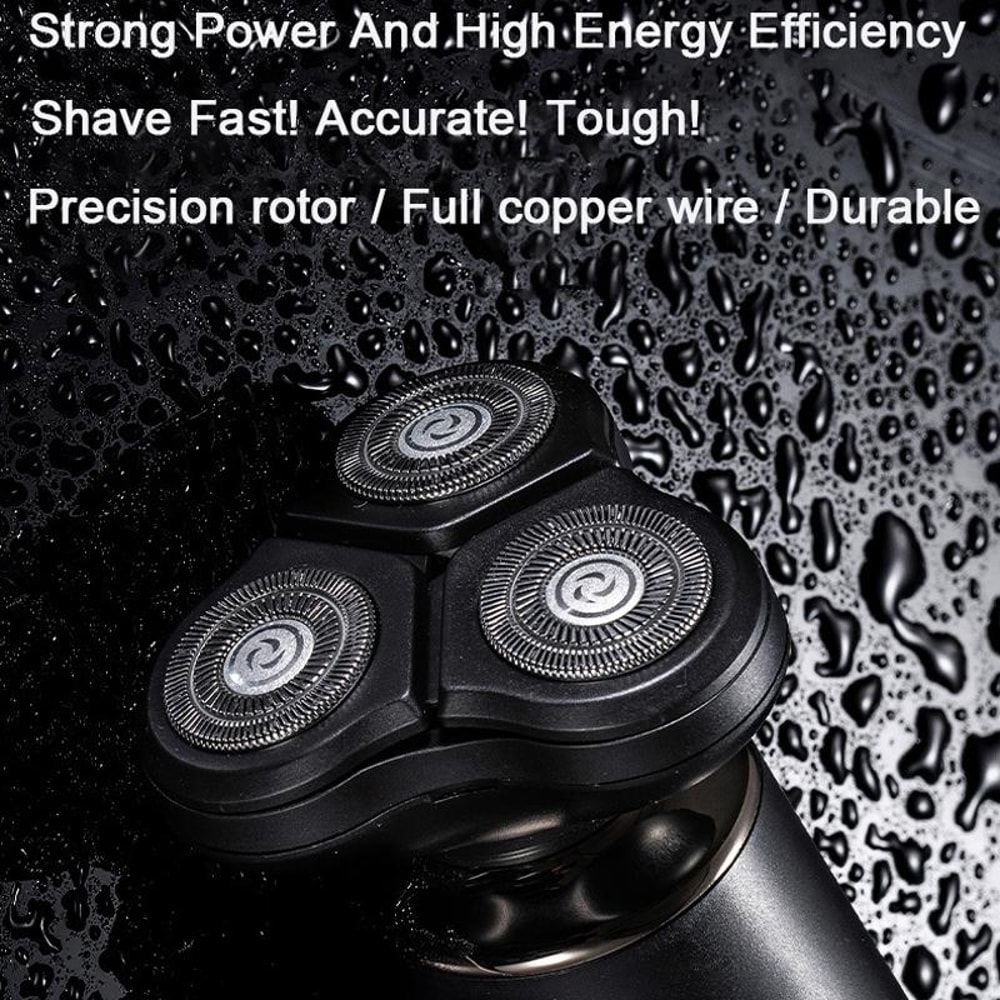 Electric Shaver Nose Hair & Sideburn Trimmer Rechargeable Waterproof Grooming Kit