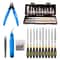 Printer Tool Kit Model Cleaning Tools, Carving Knife & Needle File Set for Precision Finishing