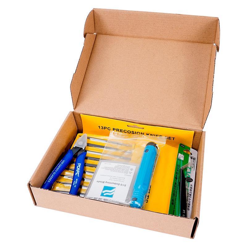 Printer Tool Kit Model Cleaning Tools, Carving Knife & Needle File Set for Precision Finishing