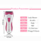 Women Body Hair Remover Trimmer Waterproof Rechargeable Face & Body Shaver for Women