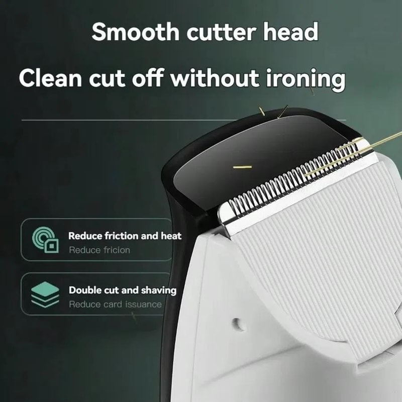 Rechargeable Low Noise Baby Hair Trimmer & Pet Friendly Hair Clipper for Safe Home Grooming