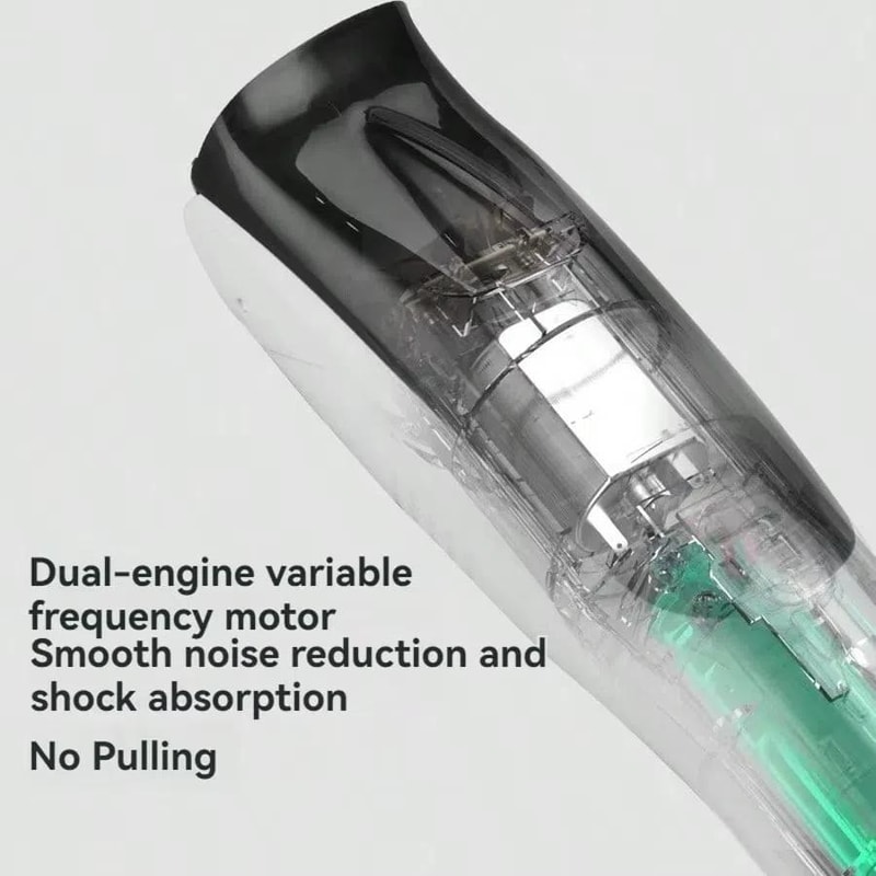 Rechargeable Low Noise Baby Hair Trimmer & Pet Friendly Hair Clipper for Safe Home Grooming