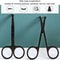 Stainless Steel Nose Hair Scissors with Round Tip Safety Design Precision Facial Grooming Trimmer