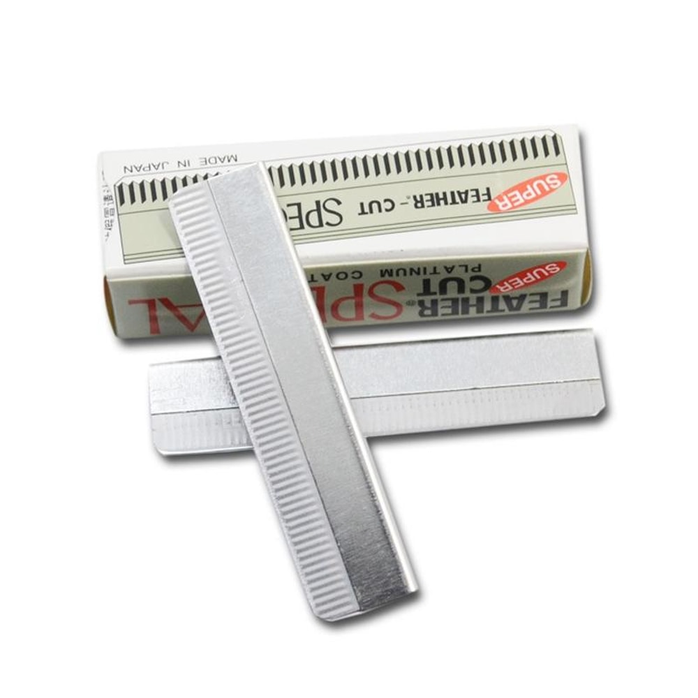 Professional Eyebrow Razor & Hair Feather Blade Set for Precision Grooming