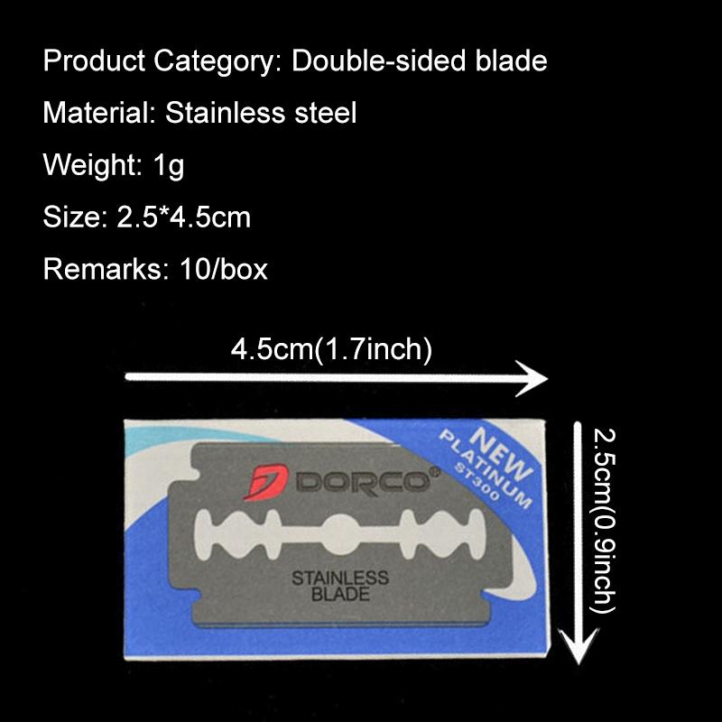 Professional Eyebrow Razor & Hair Feather Blade Set for Precision Grooming