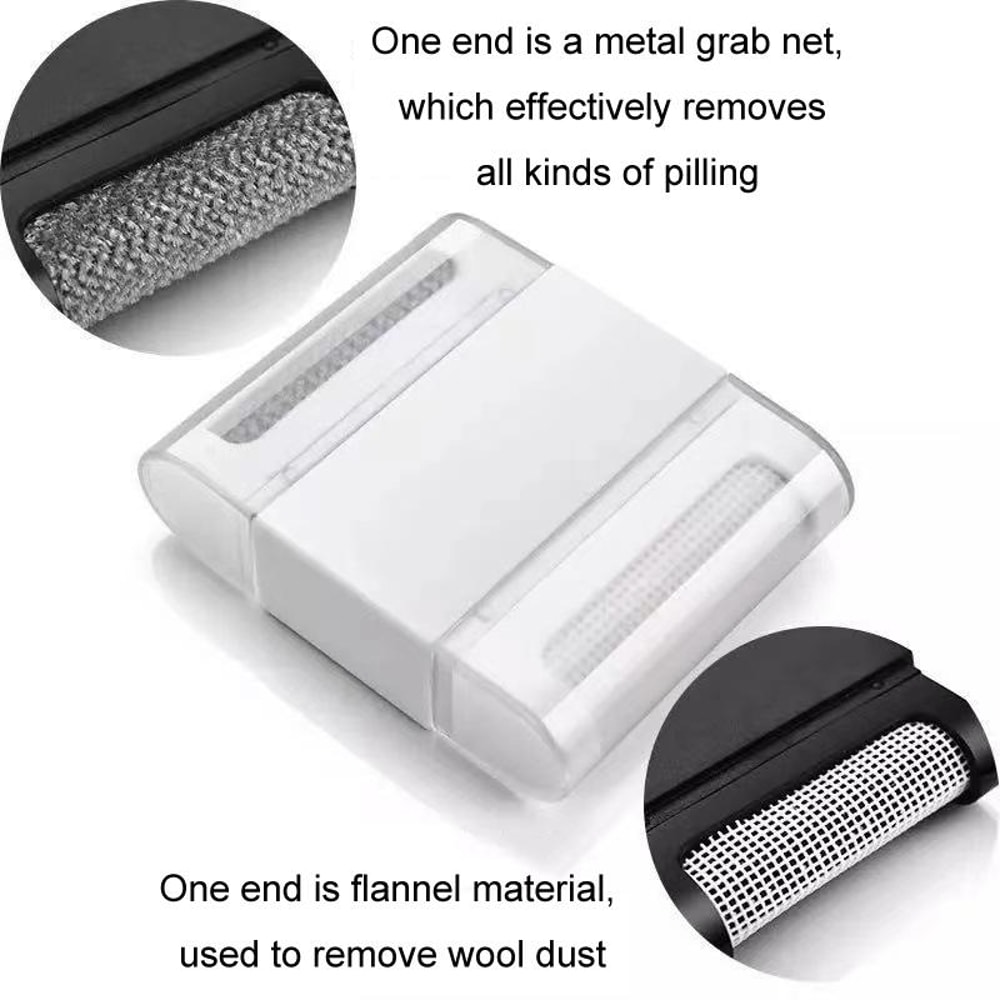 Double Sided Fabric Shaver Lint Remover Anti Static Manual Clothing Ball Trimmer 2