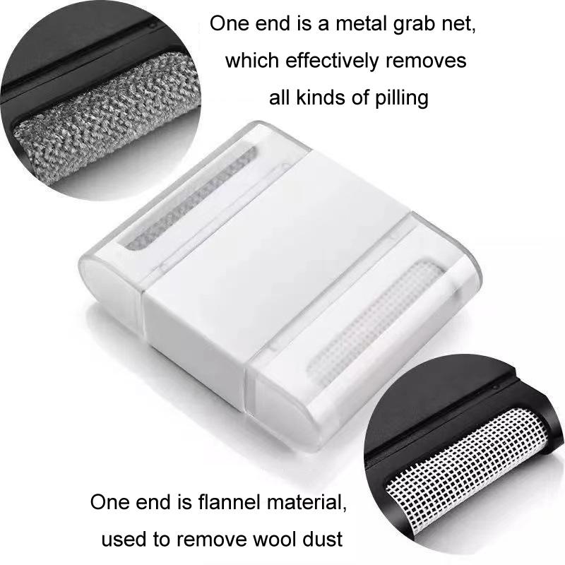 Double Sided Fabric Shaver Lint Remover Anti Static Manual Clothing Ball Trimmer 2