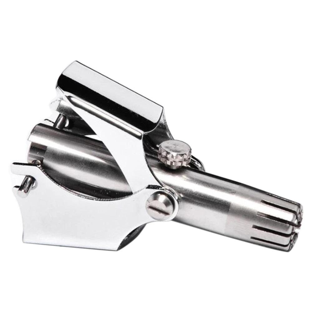 Stainless Steel Manual Nose Hair Trimmer Unisex Nose Hair Grooming Tool & Cutter