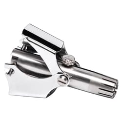 stainless steel manual nose hair trimmer unisex nose hair grooming tool & cutter