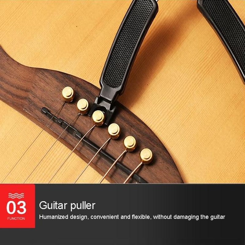 Guitar String Winder Cutter Clamp Tool for Fast String Changing
