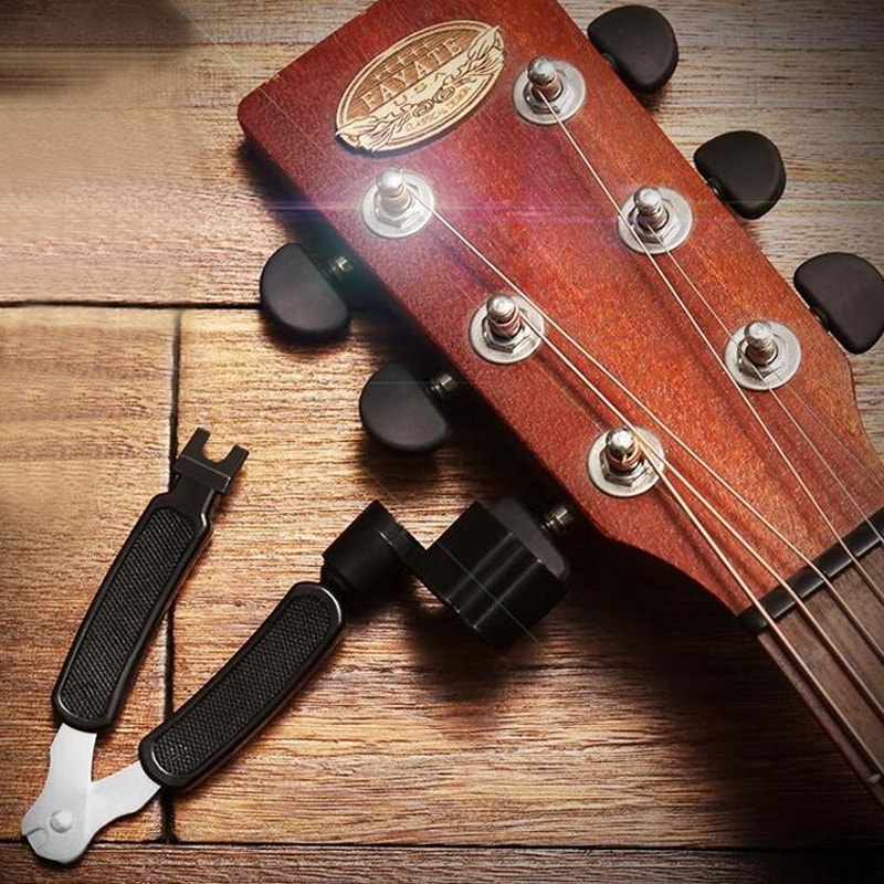 Guitar String Winder Cutter Clamp Tool for Fast String Changing