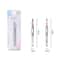 High-Precision Stainless Steel Eyebrow Tweezers Set Non Slip Flat and Slant Tip Grooming Tool