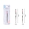 High-Precision Stainless Steel Eyebrow Tweezers Set Non Slip Flat and Slant Tip Grooming Tool